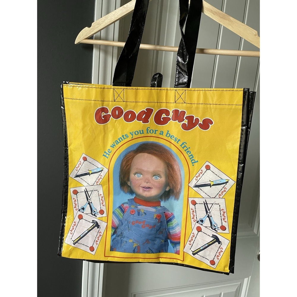 Chucky Good Guys Promotional Tote Bag Child's Play Yellow Black